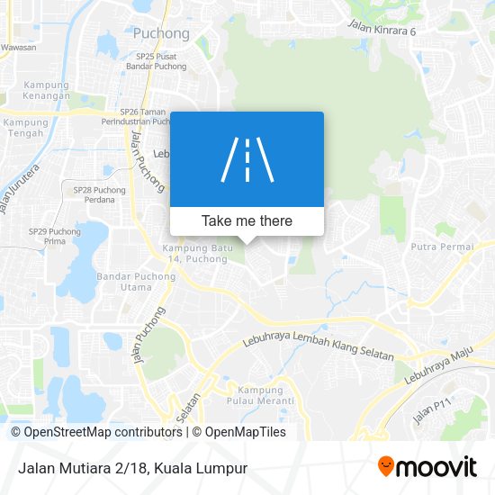 Peta Jalan Mutiara 2/18