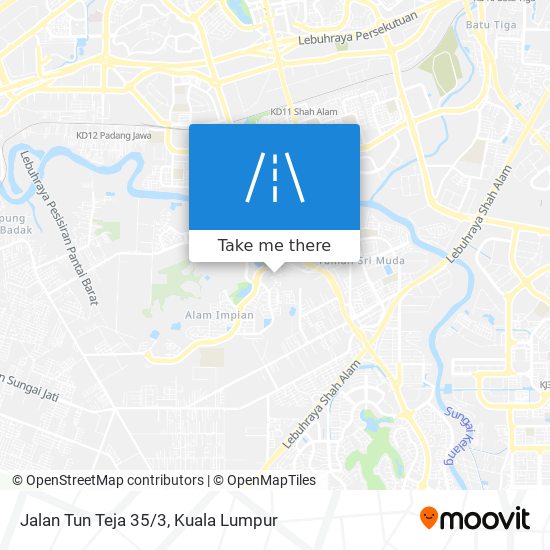 Peta Jalan Tun Teja 35/3