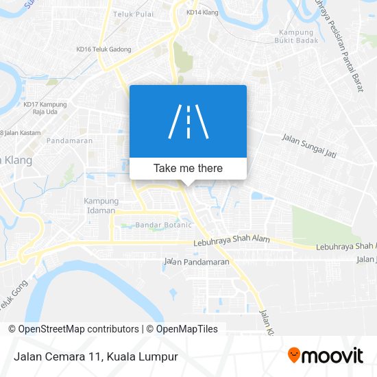Jalan Cemara 11 map