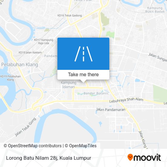 Peta Lorong Batu Nilam 28j
