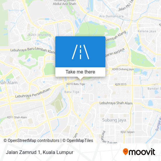 Peta Jalan Zamrud 1
