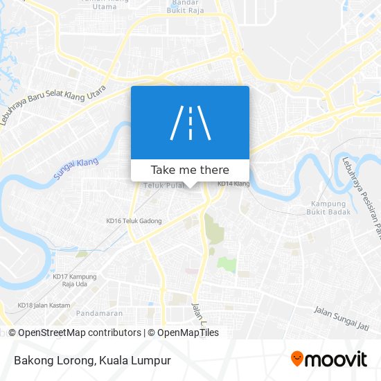 Peta Bakong Lorong