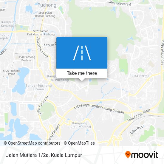Jalan Mutiara 1/2a map