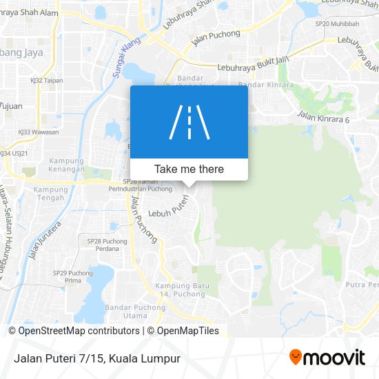 Peta Jalan Puteri 7/15