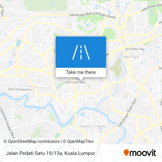 Peta Jalan Pedati Satu 19/13a