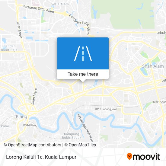 Lorong Keluli 1c map