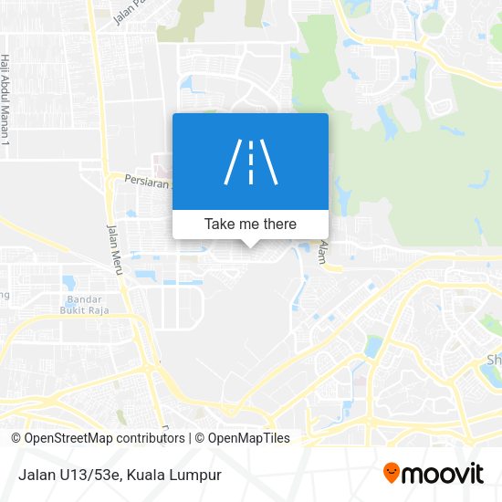 Peta Jalan U13/53e