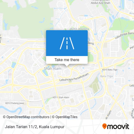 Jalan Tarian 11/2 map