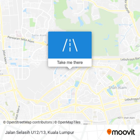 Peta Jalan Selasih U12/13