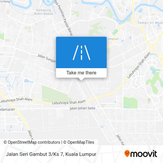Jalan Seri Gambut 3/Ks 7 map