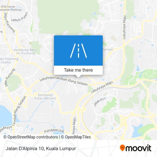 Jalan D'Alpinia 10 map