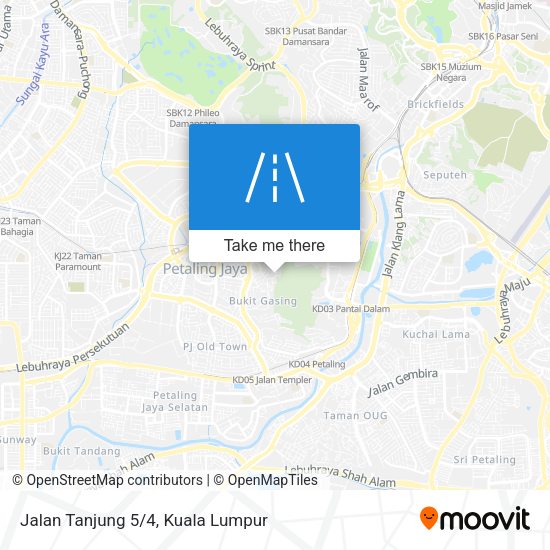 Jalan Tanjung 5/4 map