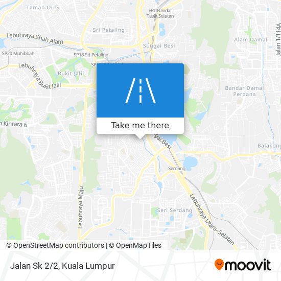 Jalan Sk 2/2 map