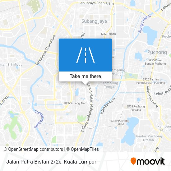Peta Jalan Putra Bistari 2/2e