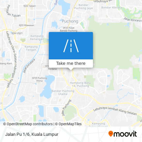 Jalan Pu 1/6 map