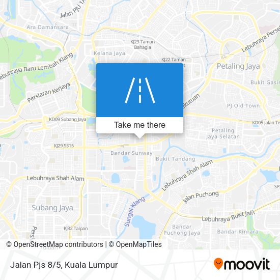 Jalan Pjs 8/5 map