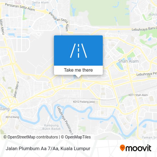 Jalan Plumbum Aa 7/Aa map