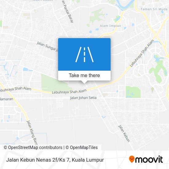 Jalan Kebun Nenas 2f/Ks 7 map