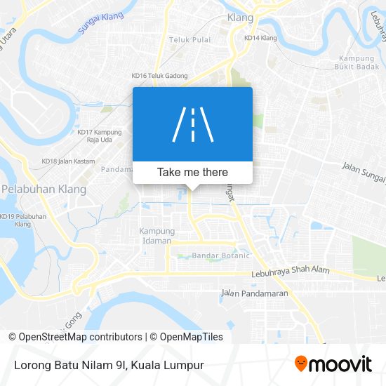 Peta Lorong Batu Nilam 9l