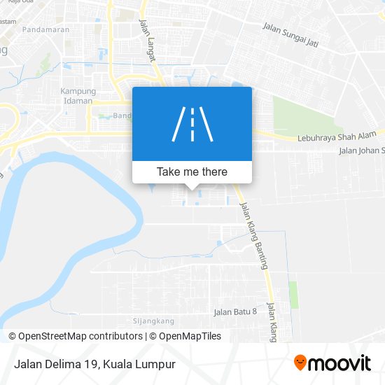 Jalan Delima 19 map