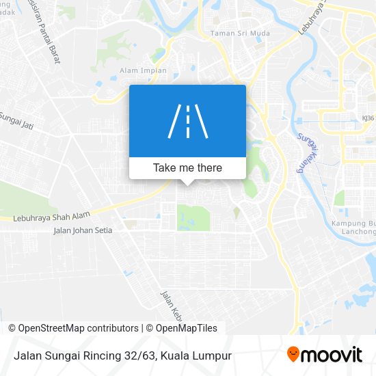 Jalan Sungai Rincing 32/63 map