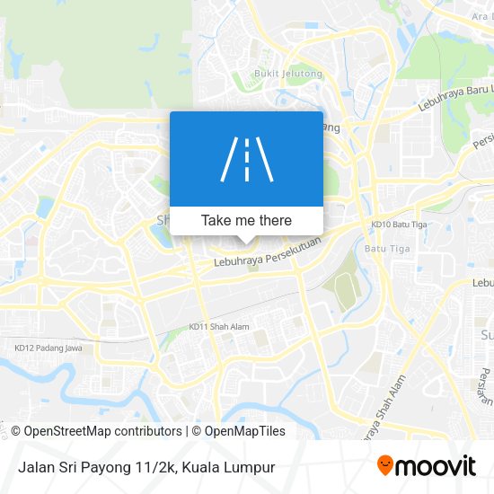 Jalan Sri Payong 11/2k map