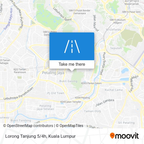 Peta Lorong Tanjung 5/4h