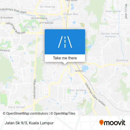 Jalan Sk 9/3 map