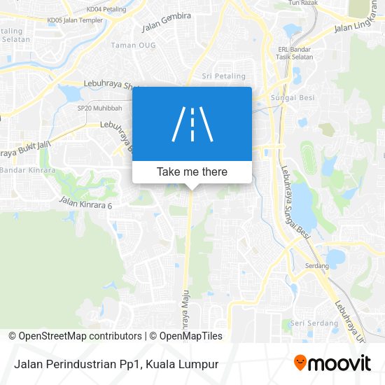 Peta Jalan Perindustrian Pp1