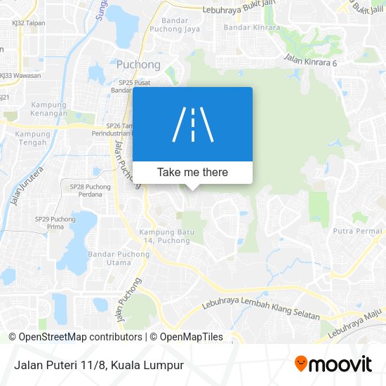 Jalan Puteri 11/8 map
