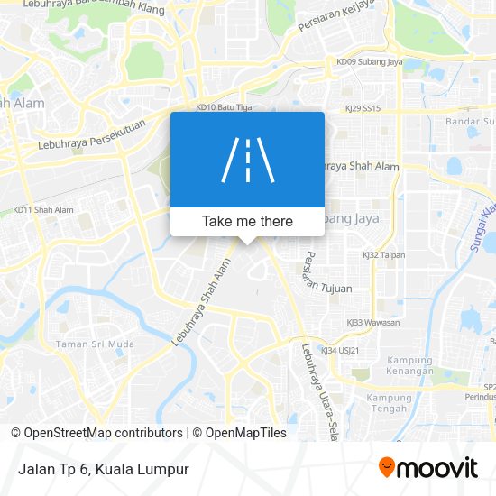 Jalan Tp 6 map