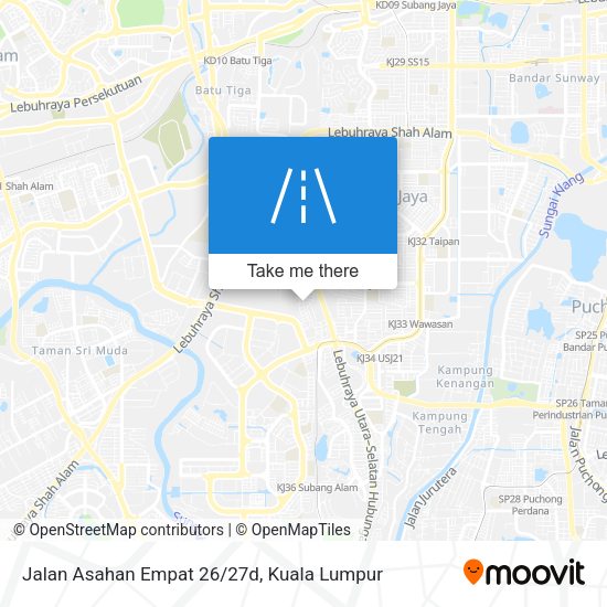 Jalan Asahan Empat 26/27d map