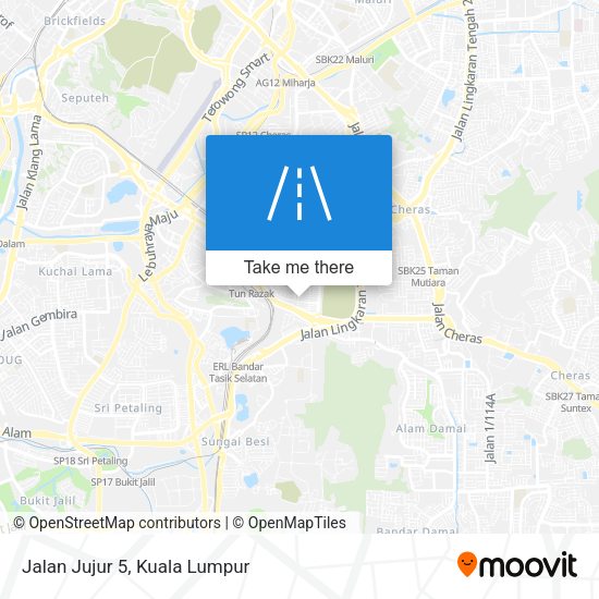 Jalan Jujur 5 map