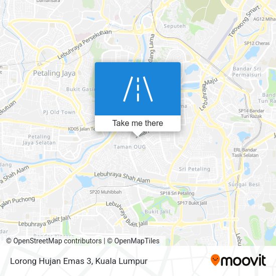 Lorong Hujan Emas 3 map