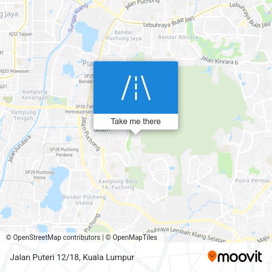 Peta Jalan Puteri 12/18