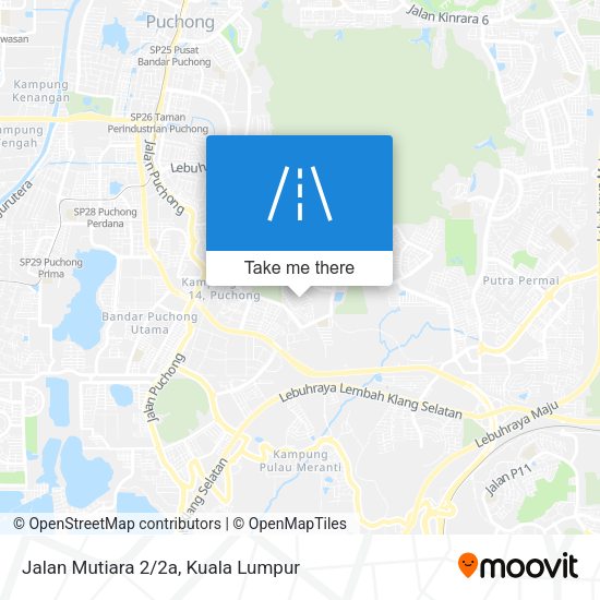 Jalan Mutiara 2/2a map