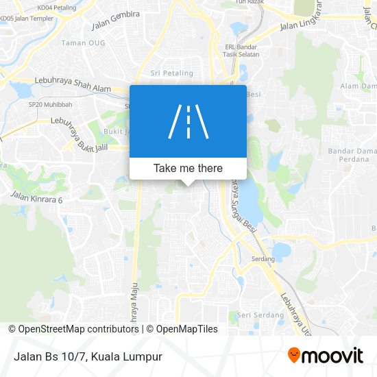 Peta Jalan Bs 10/7