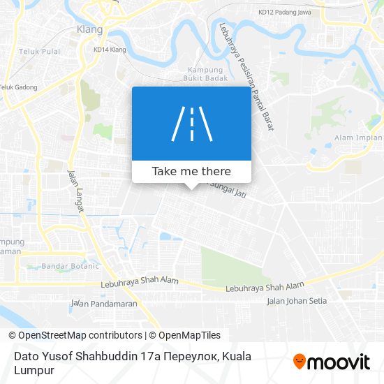 Dato Yusof Shahbuddin 17a Переулок map
