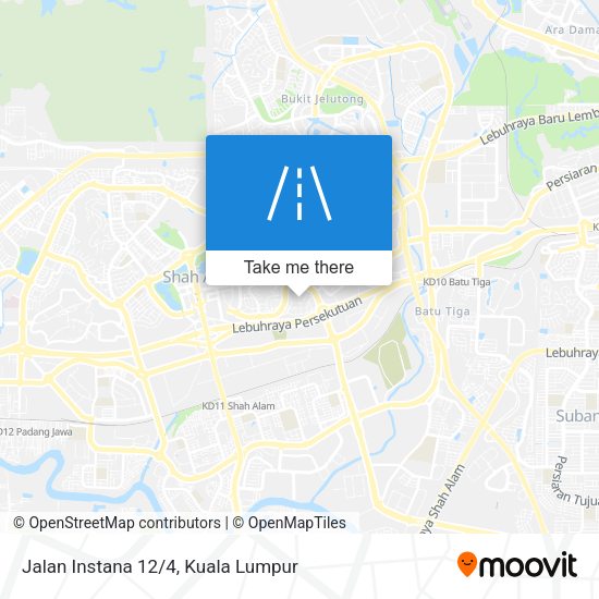 Jalan Instana 12/4 map