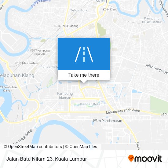 Jalan Batu Nilam 23 map