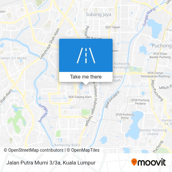 Peta Jalan Putra Murni 3/3a