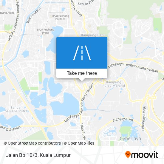 Jalan Bp 10/3 map