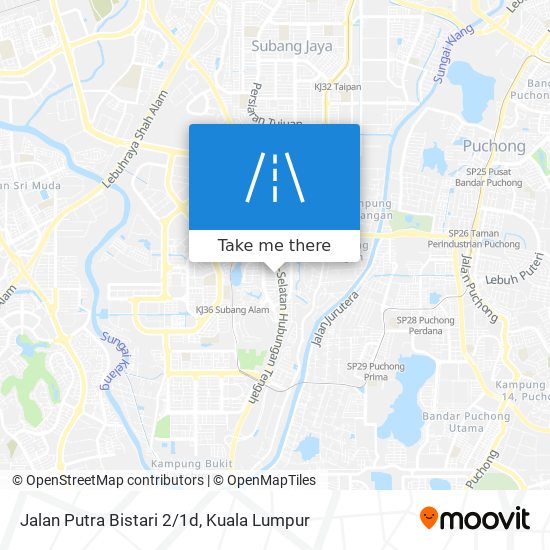 Jalan Putra Bistari 2/1d map