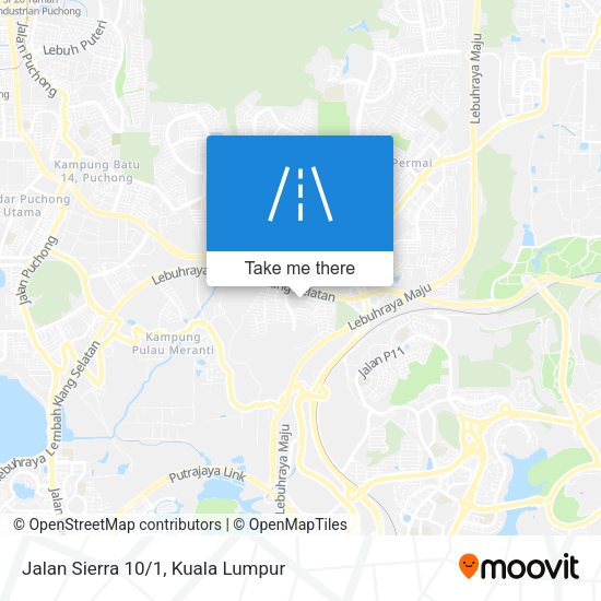 Peta Jalan Sierra 10/1