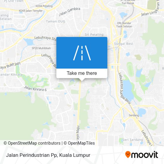 Jalan Perindustrian Pp map