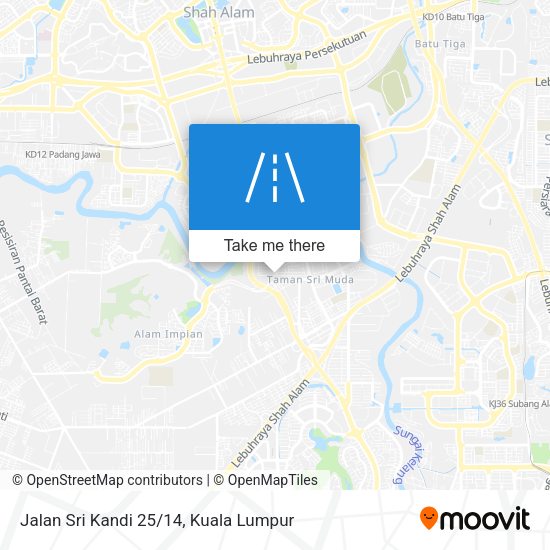 Jalan Sri Kandi 25/14 map