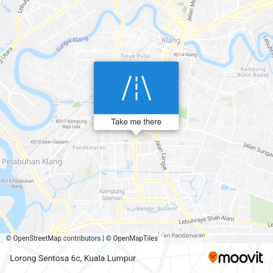 Lorong Sentosa 6c map
