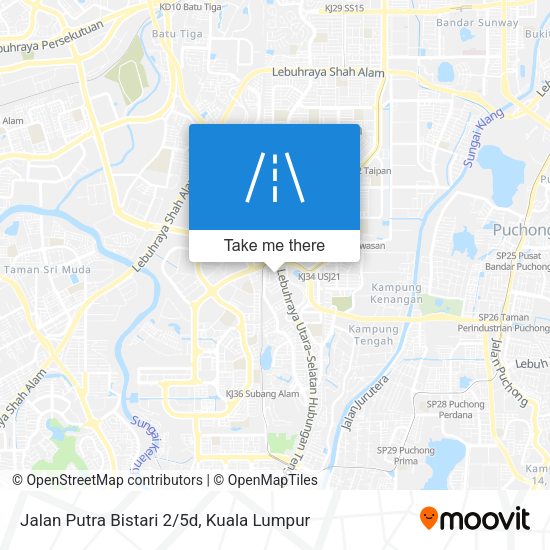 Jalan Putra Bistari 2/5d map
