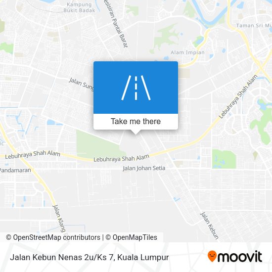 Peta Jalan Kebun Nenas 2u/Ks 7
