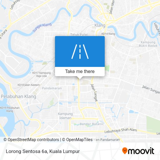 Lorong Sentosa 6a map